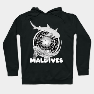 Maldives Leopard Shark Whitetip Reef Shark Hoodie